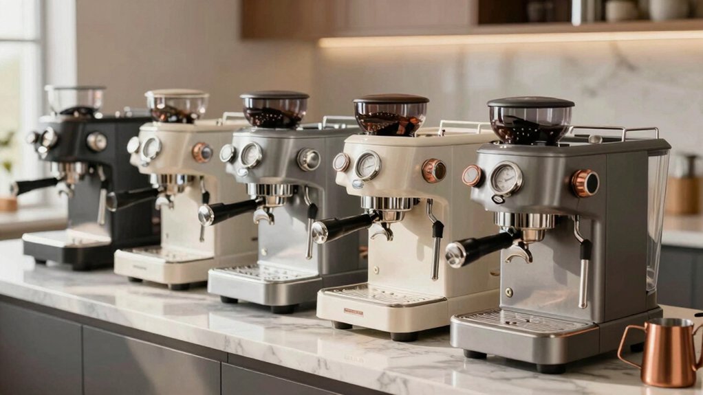 best espresso machines with burr grinders