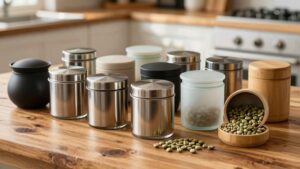 best green coffee storage containers
