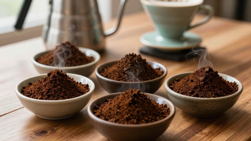 coarse to fine drip grinds