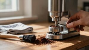 coffee grinder cleaning schedule