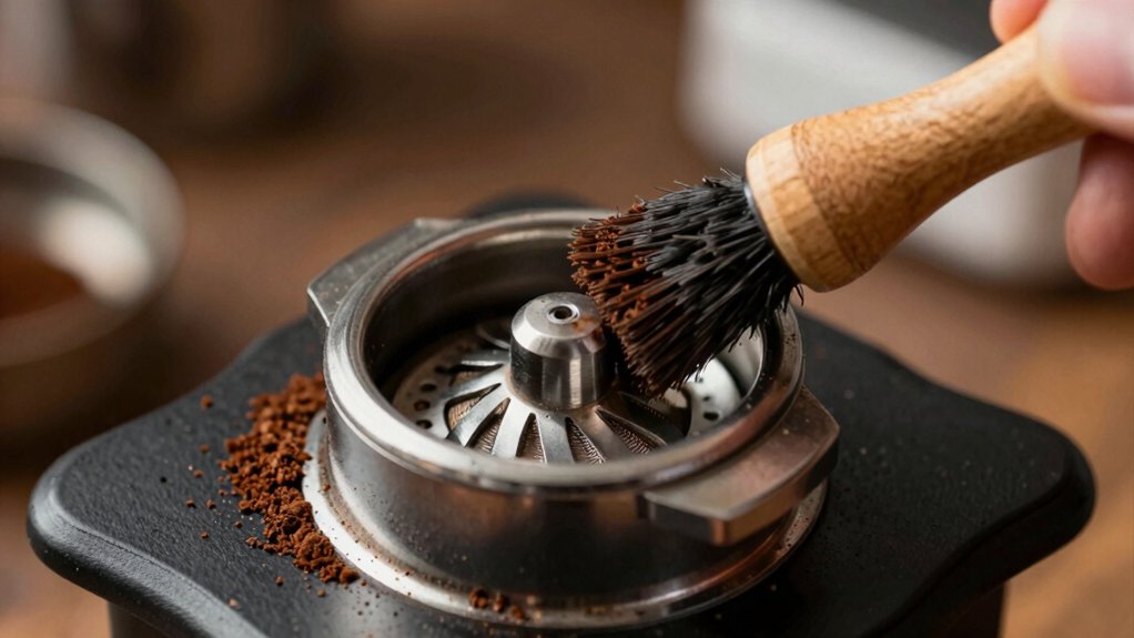 coffee grinder retention explained