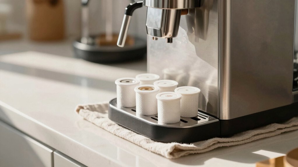coffee machine water filter schedule