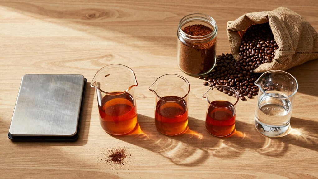 cold brew recipe chart