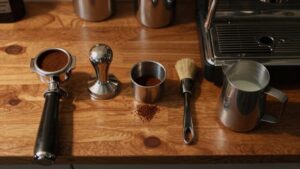 espresso accessories workflow order