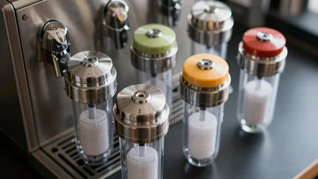 espresso filter compatibility chart
