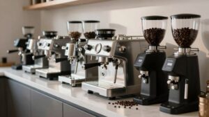 espresso machines with conical burr grinders