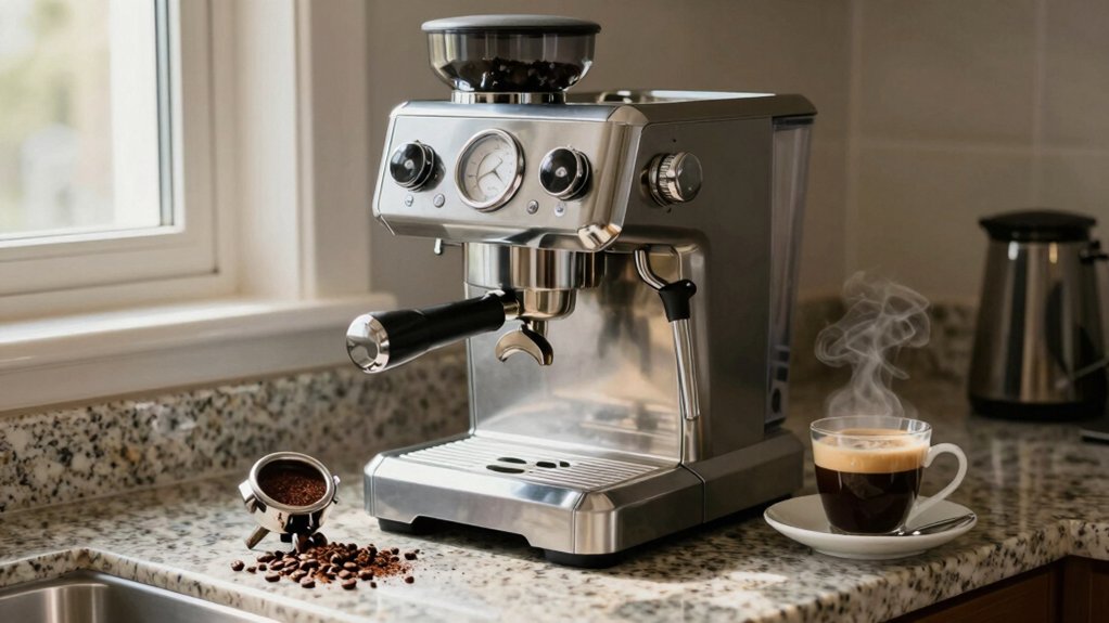 espresso machines with grinders built in