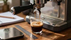 espresso shot timing and yield