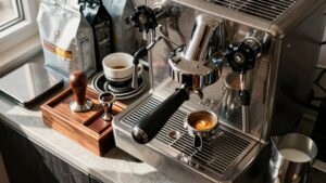 espresso station workflow setup