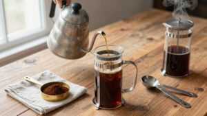 french press preparation details summarized