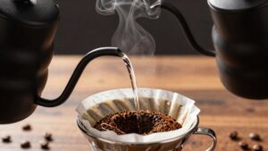 gooseneck kettle pouring technique