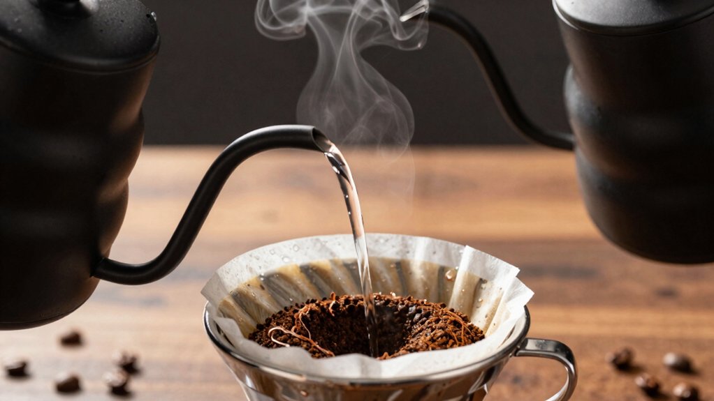 gooseneck kettle pouring technique