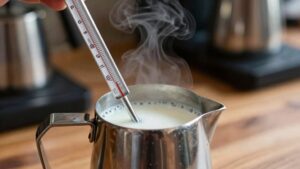 milk steaming temperature chart highlights guidelines