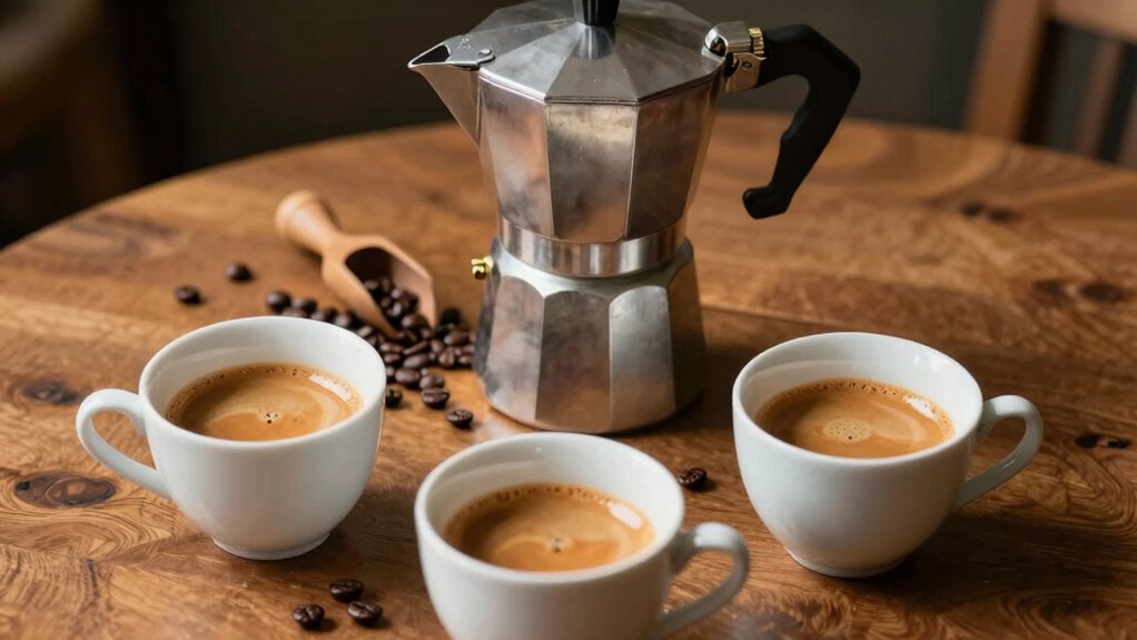 moka pot ratio chart