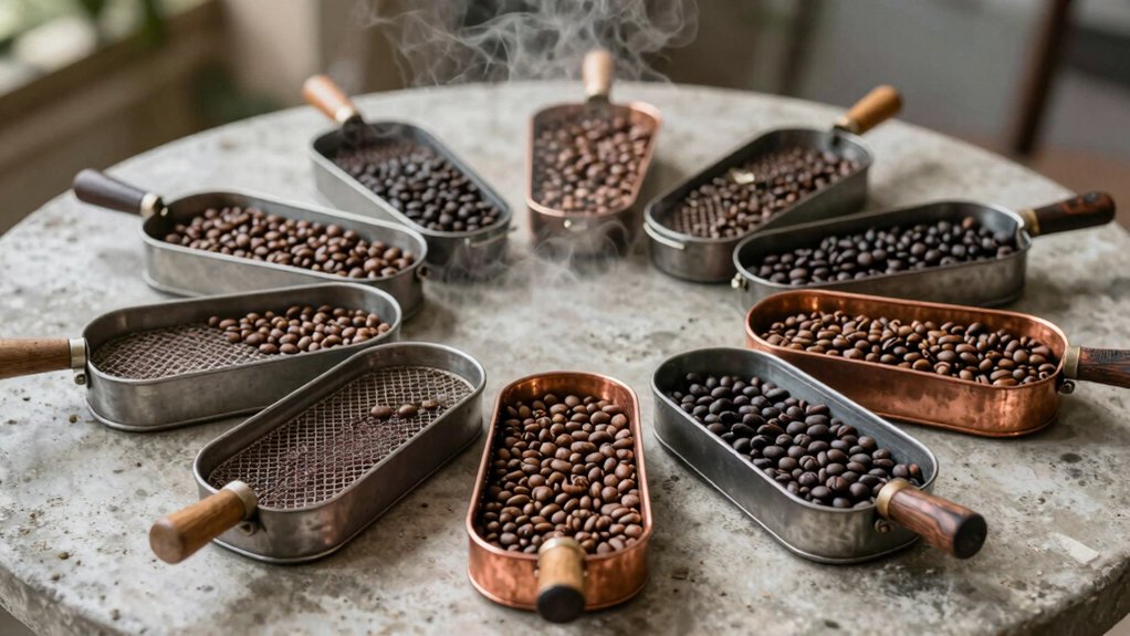 nine best coffee roasting cooling trays for home roasters