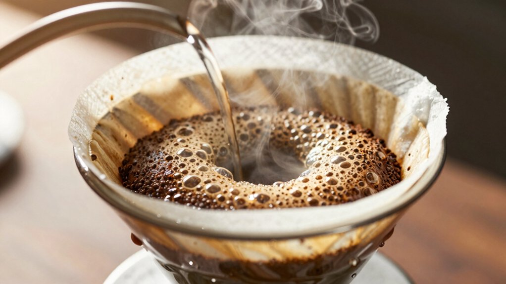 pour over bloom time details