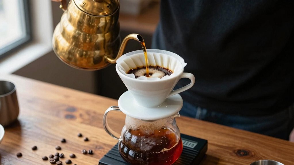 pour over coffee brewing ratio