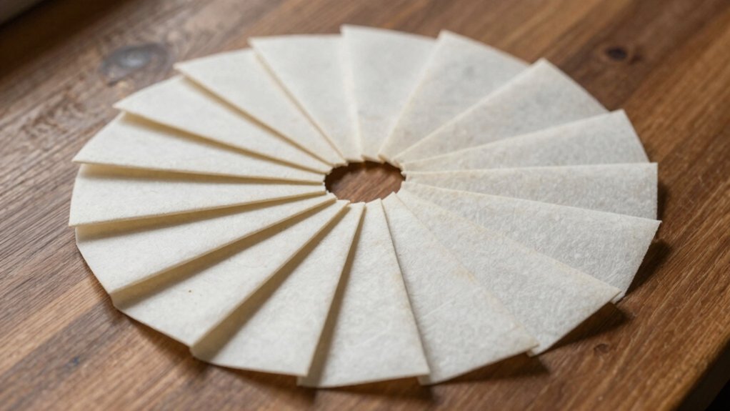 pour over filter paper sizes chart