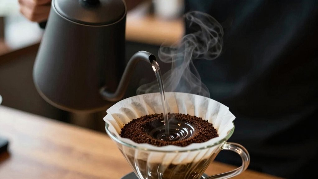 pour over pulse pouring technique