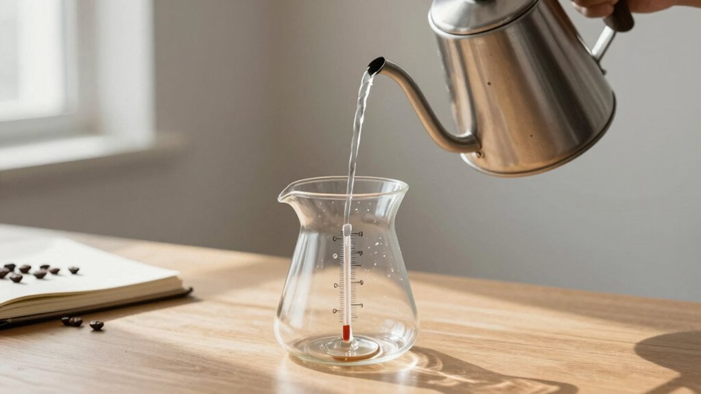 water brewing temperature chart guide